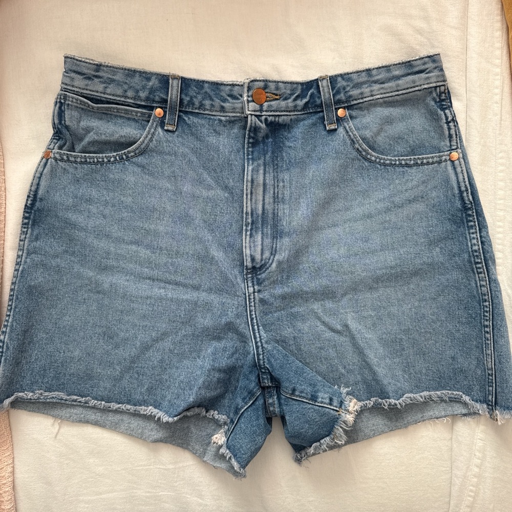 Free People Wrangler Jean Shorts